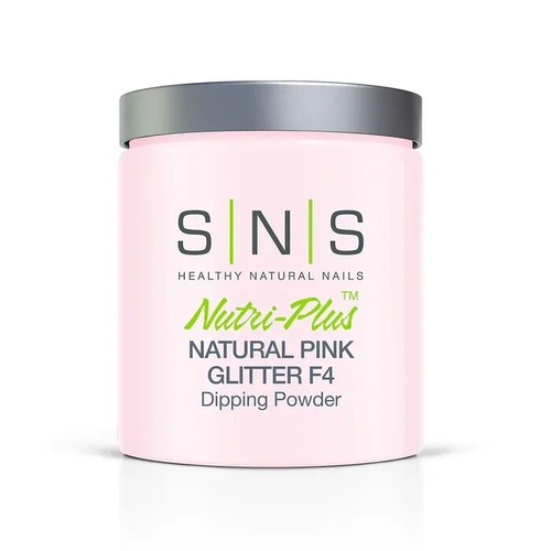 SNS NATURAL PINK GLITTER F4 16oz