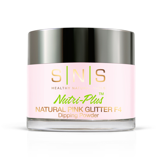 SNS - Dip Powder Natural Pink Glitter F4 56g (2oz)