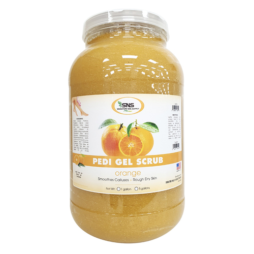 SNS - Pedi Gel Scrub - Orange 1 Gal 3785ml