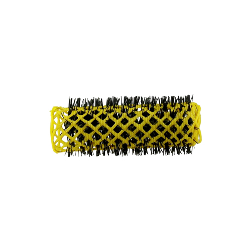 Swiss Rollers Brush Coral - Yellow 20mm - 6pcs