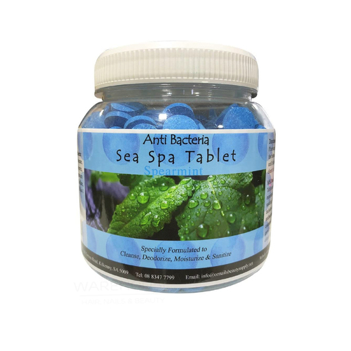 Sea Spa Salt Tablet Sanitise Foot Anti Bacteria Spearmint 800g