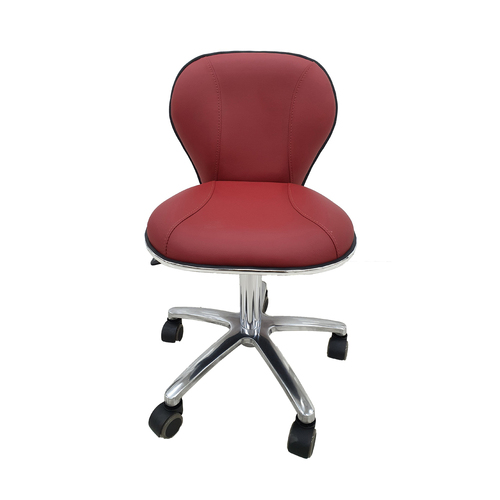 Salon Chair Stool Round Hydraulic Leather PU SC-1019 Red