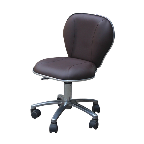 Salon Chair Stool Round Hydraulic Leather PU SC-1019 Chocolate