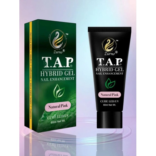T.A.P Acrylic Poly Tap Gel Nail Natural Pink 60ml
