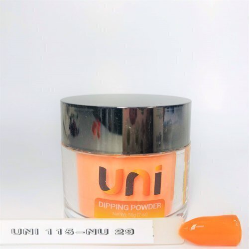 UNI 115 - Orange You Glad - 56g Dipping Powder Nail System Color
