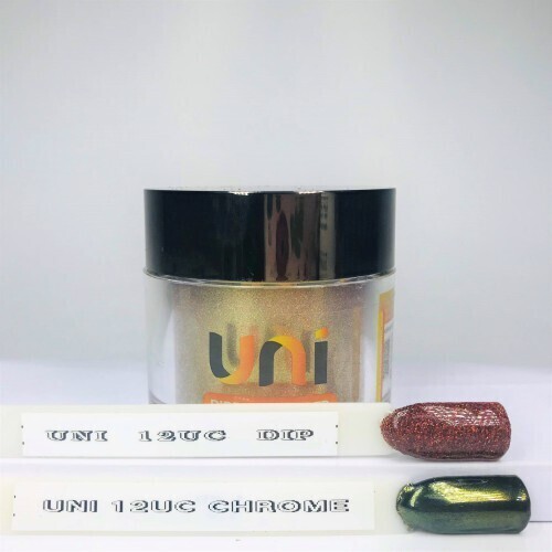 UNI 12UC Chrome - Rocketeer - 56g 3in1 (Chrome, Dip, Stardust) Dipping Powder Color
