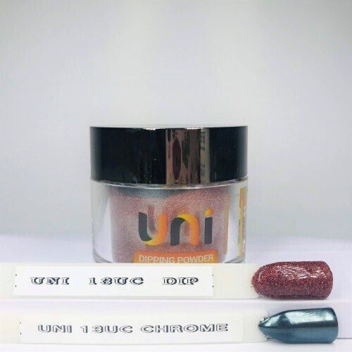UNI 13UC Chrome - Mercury - 56g 3in1 (Chrome, Dip, Stardust) Dipping Powder Color