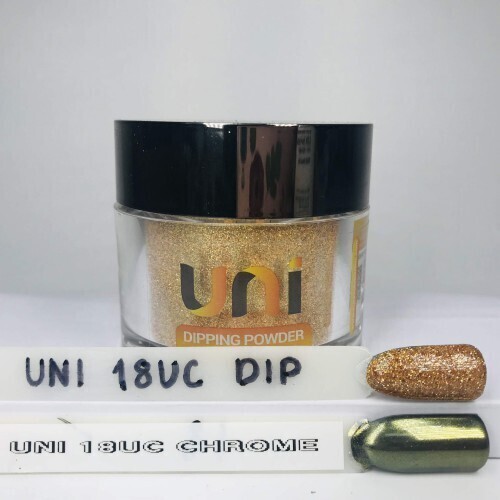 UNI 18UC Chrome - Comet - 56g 3in1 (Chrome, Dip, Stardust) Dipping Powder Color