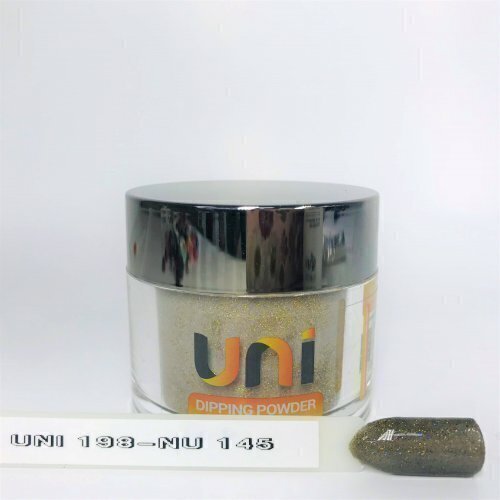 UNI 198 - Lights Out - 56g Dipping Powder Nail System Color