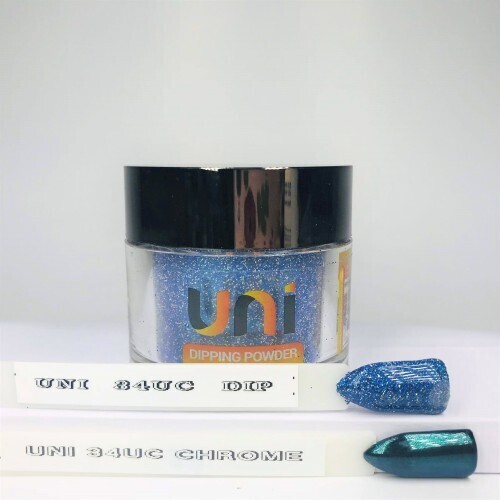 UNI 34UC Chrome - In My Zone - 56g 3in1 (Chrome, Dip, Stardust) Dipping Powder Color