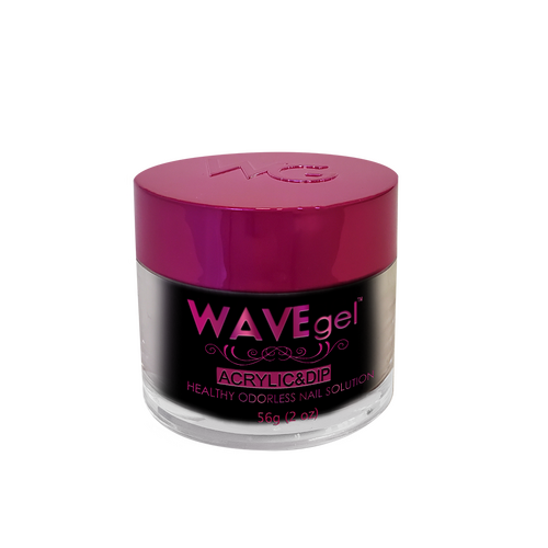 Wave WP001 Super Black - Princess Collection Acrylic & Dip Dipping Powder SNS 56g