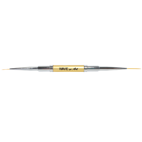 Wave Dual Head Nail Art Drawing Paint Brush Pen Fine Line Liner 21mm & 11mm