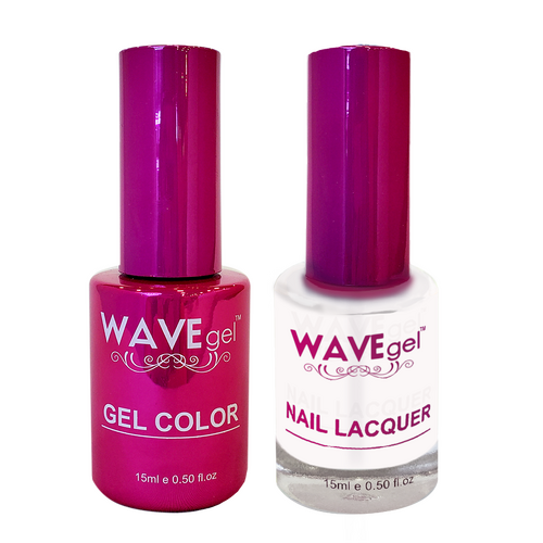 Wave WP002 Super White - Princess Collection Gel Polish & Nail Lacquer Duo 15ml