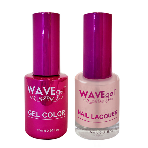 Wave WP024 Peony Pink - Princess Collection Gel Polish & Nail Lacquer Duo 15ml