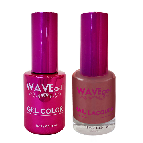 Wave WP040 Royal Brown - Princess Collection Gel Polish & Nail Lacquer Duo 15ml