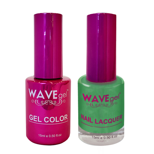 Wave WP055 Green Apple - Princess Collection Gel Polish & Nail Lacquer Duo 15ml