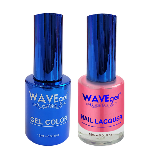Wave WR029 Pink & Petty - Royal Collection Gel Polish & Nail Lacquer Duo 15ml