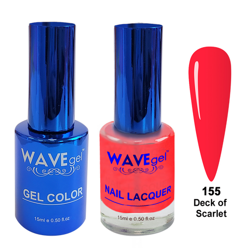 Wave WR155 Deck of Scarlet - Royal Collection Gel Polish & Nail Lacquer Duo 15ml