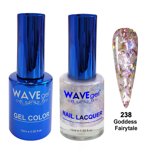 Wave WR238 Goddess Fairytale - Royal Collection Gel Polish & Nail Lacquer Duo 15ml