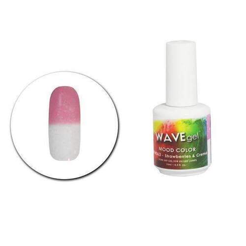 Wave Mood Gel 63 WM063 Strawberries & Creme 15ml