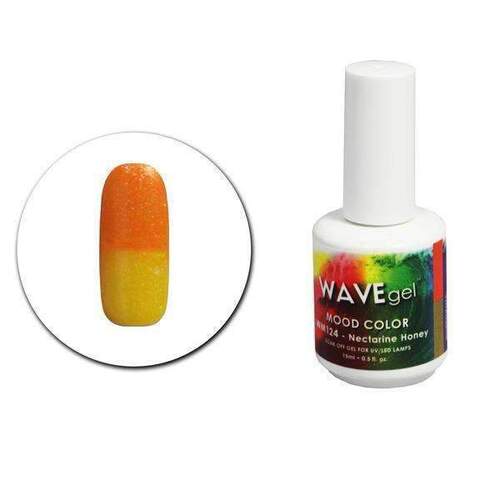 Wave Mood Gel 124 WM124 Nectarine Honey 15ml