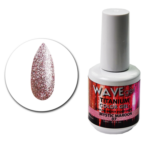 WAVE Gel Titanium 07 Mystic Maroon 15ml