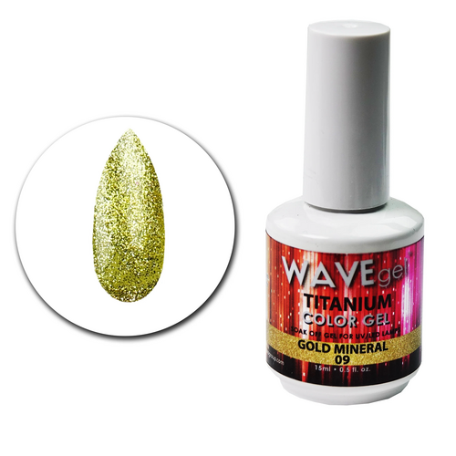 WAVE Gel Titanium 09 Gold Mineral 15ml