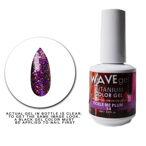 WAVE Gel Titanium 14 Tickle me Plum 15ml