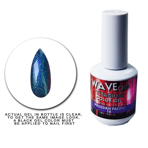 WAVE Gel Titanium 16 Prussian Pacific 15ml