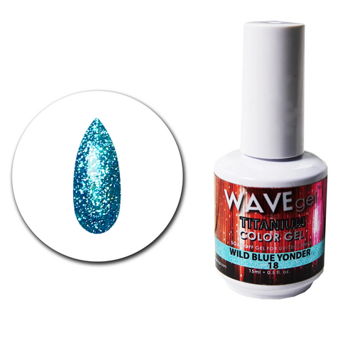 WAVE Gel Titanium 18 Wild Blue Yonder 15ml