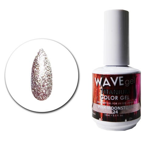 WAVE Gel Titanium 24 Pink Moonstone 15ml