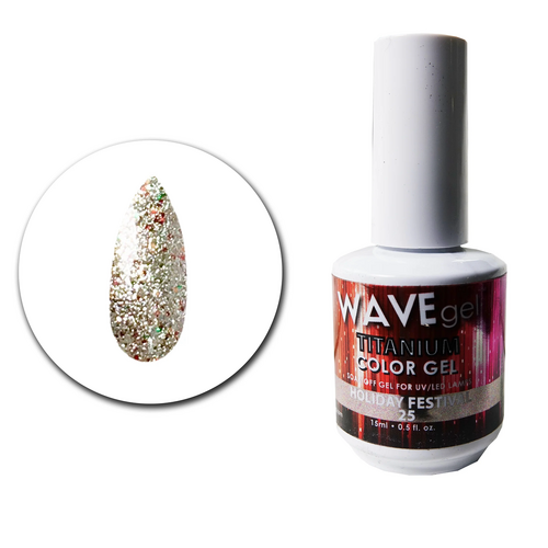 WAVE Gel Titanium 25 Holiday Festival 15ml