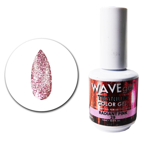 WAVE Gel Titanium 29 Radiant Pink 15ml