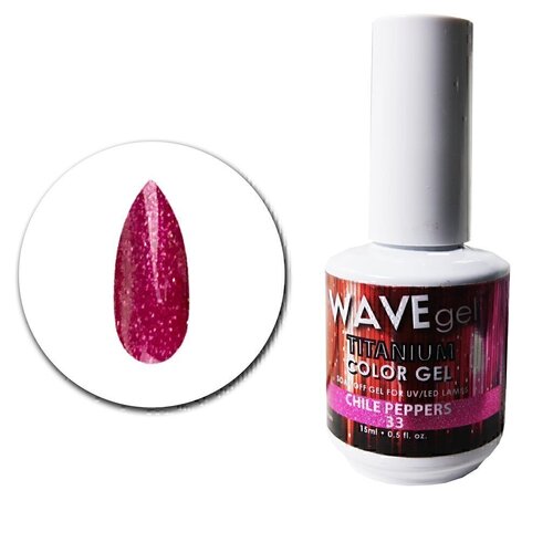 WAVE Gel Titanium 33 Chile Peppers 15ml