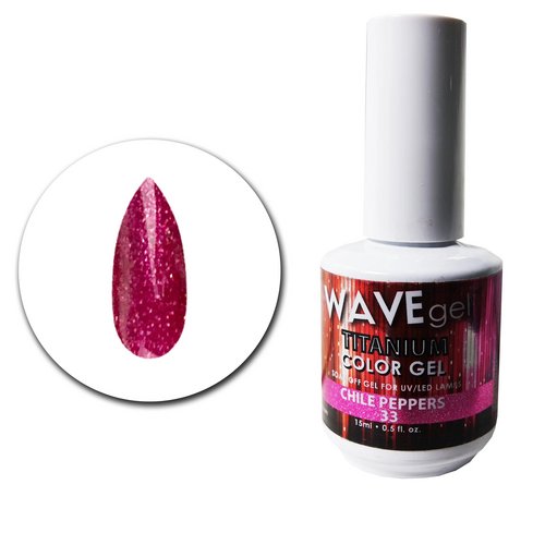 WAVE Gel Titanium 33 Chile Peppers 15ml