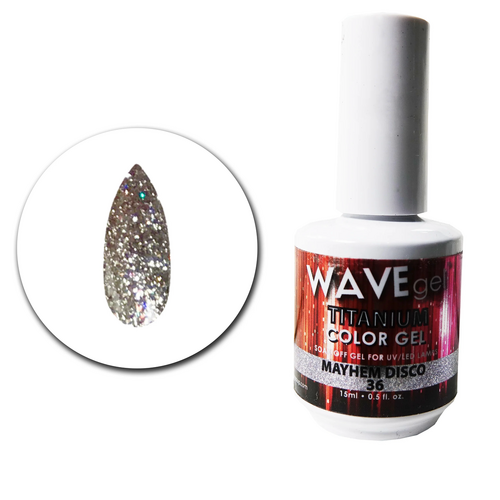WAVE Gel Titanium 36 Mayhem Disco 15ml