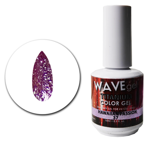 WAVE Gel Titanium 37 Hawaiian Passion 15ml