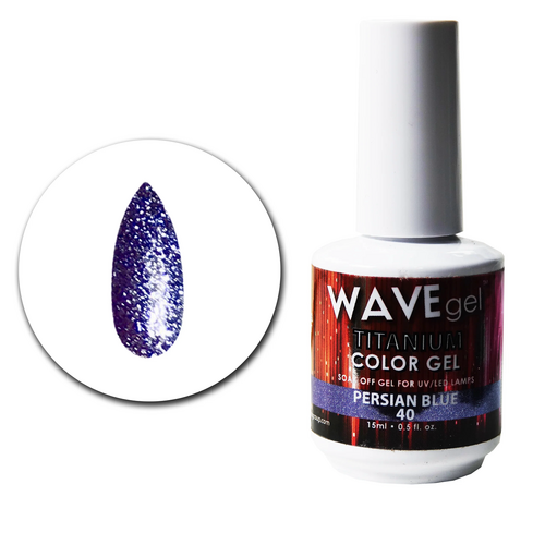 WAVE Gel Titanium 40 Persian Blue 15ml