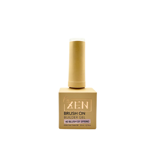 ZEN - Brush-on Builder Gel Nails BIAB - #40 Blush of Spring - Sakura Glimmer Collection - 20ml