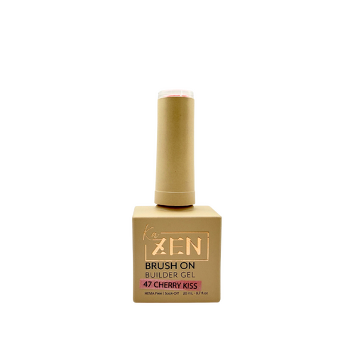 ZEN - Brush-on Builder Gel Nails BIAB - #47 Cherry Kiss - Sakura Glimmer Collection - 20ml