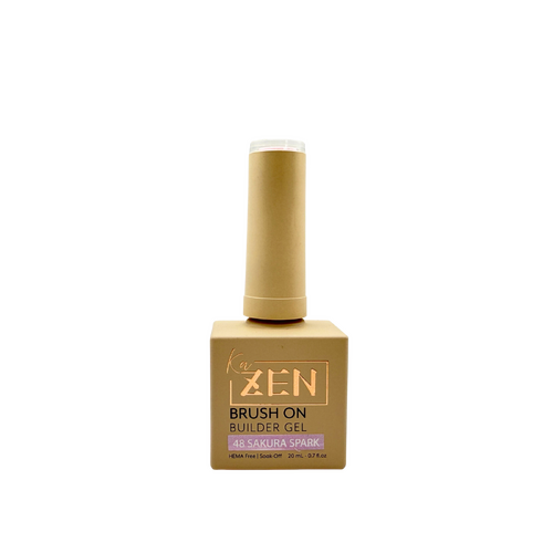 ZEN - Brush-on Builder Gel Nails BIAB - #48 Sakura Spark - Sakura Glimmer Collection - 20ml