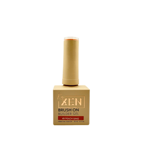 ZEN - Brush-on Builder Gel Nails BIAB - #49 Peach Sake - Aki Yume Collection - 20ml