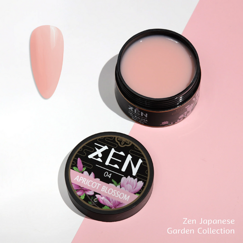 ZEN Builder Hard Gel Nail - #04 Apricot Blossom - Japanese Garden Collection - 50ml