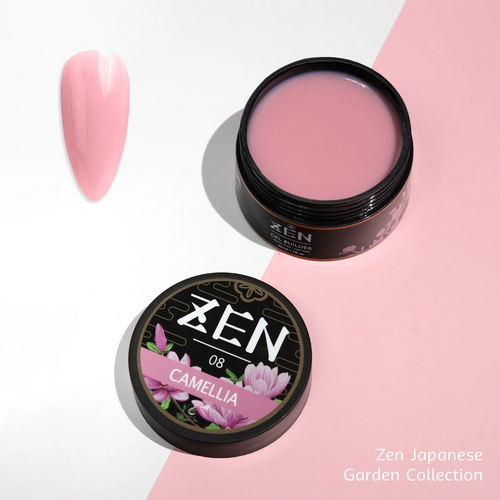 ZEN Builder Hard Gel Nail - #08 Camellia - Japanese Garden Collection - 50ml