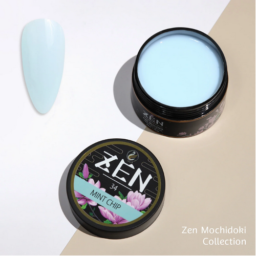 ZEN Builder Hard Gel Nail - #34 - Mint Chip - Mochidoki Collection - 50ml