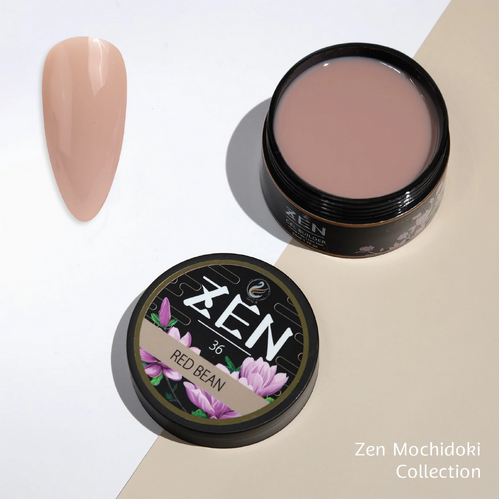 ZEN Builder Hard Gel Nail - #36 - Red Bean - Mochidoki Collection - 50ml