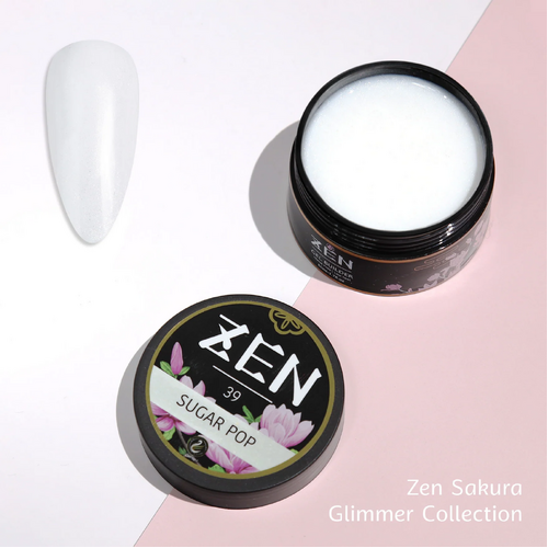 ZEN Builder Hard Gel Nail - #39 Sugar Pop - Sakura Glimmer Collection - 50ml