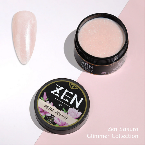 ZEN Builder Hard Gel Nail - #41 Petal Popper - Sakura Glimmer Collection - 50ml
