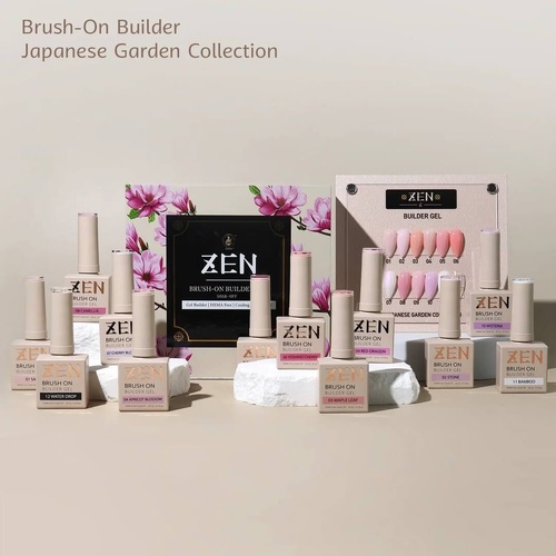 ZEN - Brush-on Builder Gel Nails BIAB - Japanese Garden Collection #01-12