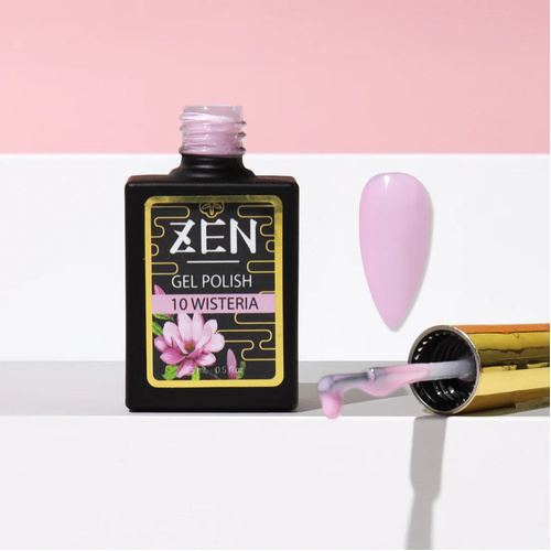 ZEN - Milky Gel Nails Polish - #10 Wisteria - Japanese Garden Collection - 15ml